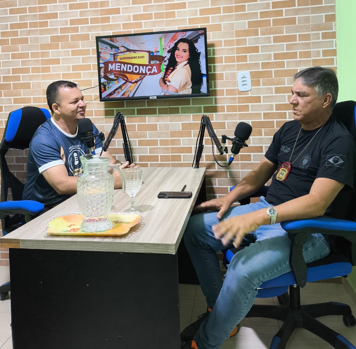 Delegado Décio de Souza participa do PodCast "Arara em Foco" e compartilha trajetória na Polícia e sucesso nas redes sociais