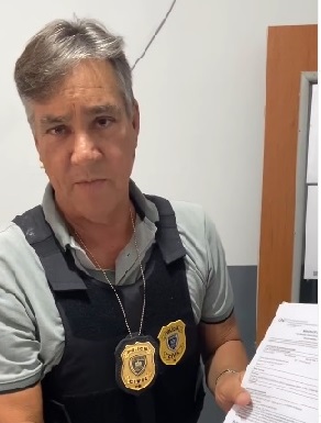 Delegado agradece a Deus por mais um marginal na cadeia